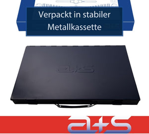 a+s Gewindeschneider-Set Zoll, 45-tlg. (UNC/UNF 1/8–3/4")