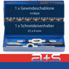 Lade das Bild in den Galerie-Viewer, a+s Gewindeschneider-Set, 32-tlg. (M3–M12)