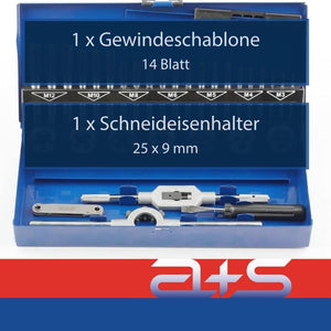 a+s Gewindeschneider-Set, 32-tlg. (M3–M12)