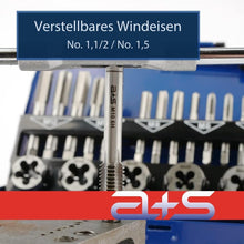 Lade das Bild in den Galerie-Viewer, a+s Gewindeschneider-Set, 32-tlg. (M3–M12)