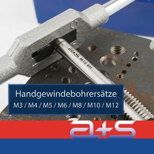 a+s Gewindeschneider-Set, 32-tlg. (M3–M12)