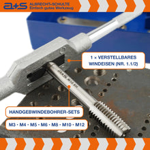Lade das Bild in den Galerie-Viewer, a+s Gewindeschneider-Set, 32-tlg. (M3–M12)