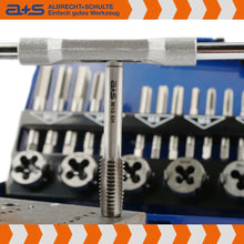 Lade das Bild in den Galerie-Viewer, a+s Gewindeschneider-Set, 32-tlg. (M3–M12)