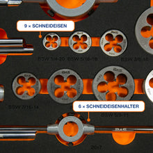 Load image into Gallery viewer, BSW Thread Cutting Set 1/4''–1'', 46-piece