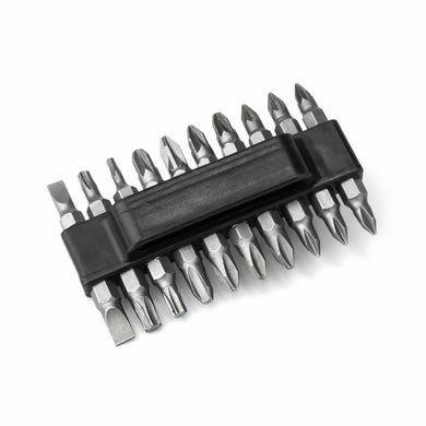 Screwdriver bit set, 20 pieces