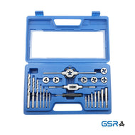 Gewindeschneidsatz 24 teilig Metrisches Gewinde M3 bis M12 HSS-geschliffen - Bohrer-Outlet