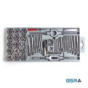 40 tlg. Gewindeschneider Set M3 - M12 - Bohrer-Outlet