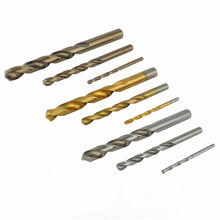 Lade das Bild in den Galerie-Viewer, 5 x Stk. Spiralbohrer Metallbohrer DIN 388 HSSG TiN (10,1 mm - 16,0 mm) - Bohrer-Outlet
