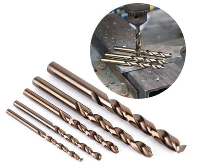 10 x Stk. Spiralbohrer Metallbohrer DIN 388 HSSE 5% Cobalt (0,5 mm - 10,0 mm) - Bohrer-Outlet